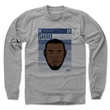 Mens Long Sleeve Heather Gray