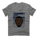 Mens Men's V-Neck Heather Gray