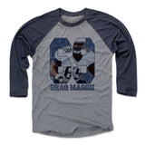 Mens Baseball T-Shirt Navy / Heather Gray