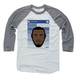 Mens Baseball T-Shirt Heather Gray / Ash