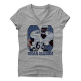 Womens Women's V-Neck Athletic Gray