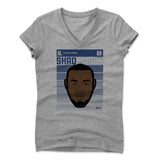 Womens Women's V-Neck Athletic Gray