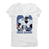 Womens Women's V-Neck White